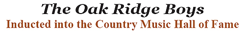 The Oak Ridge Boys inducted into the Country Music Hall of Fame
